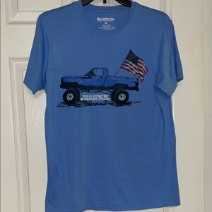 Blue Graphic patriotic T-Shirt